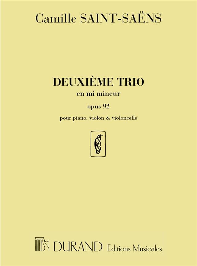 Trio Op 92 N 2 Vl-Vlc-Piano En Mi Mineur